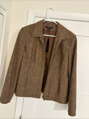 Louben Brown Tweed Jacket